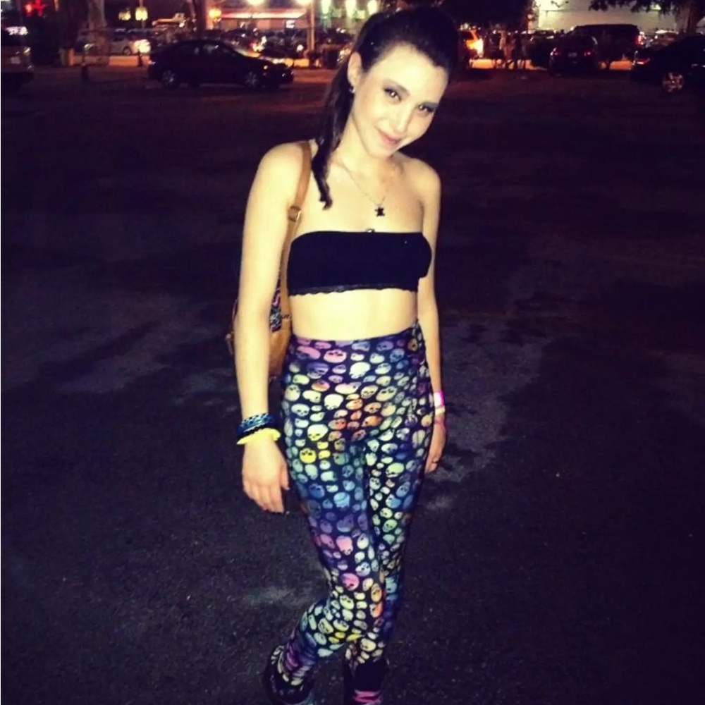 Edge of Urge Rare Rainbow Skull Leggings | Unisex XS/S | One of a Kind